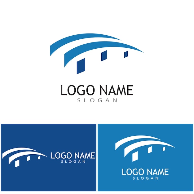 Brücke logo vorlage vektor icon illustration design