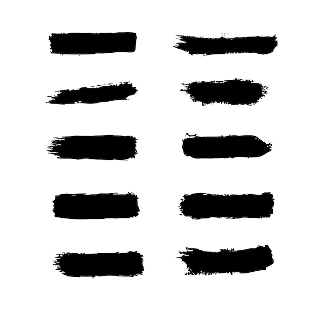 Brush-Set-Sammlung-Vektor-Illustration