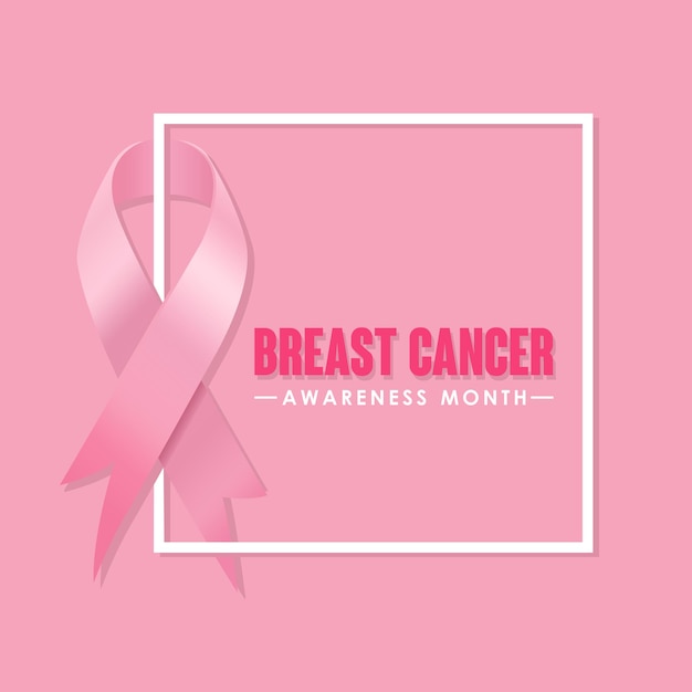 Brustkrebs-bewusstseins-rosa-band für plakat oder hintergrund