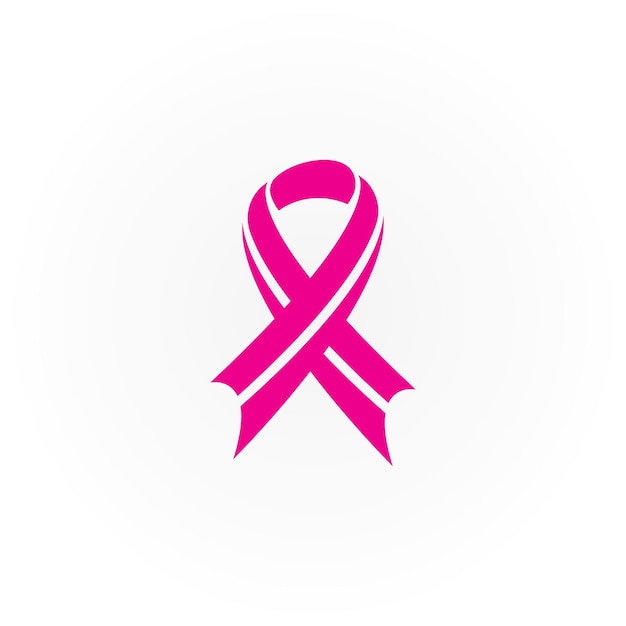 Brustkrebs-bewusstseinsband-logo-vektor-vorlage