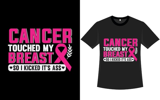 Brustkrebs-T-Shirt-Design