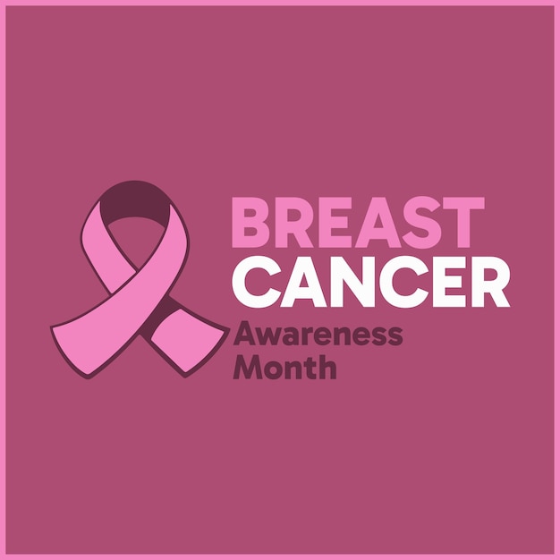 Brustkrebs-vektor-bild-logo-design