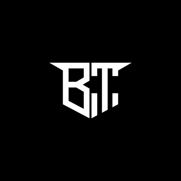 BT Modern Construction Logo mit symmetrischem Design