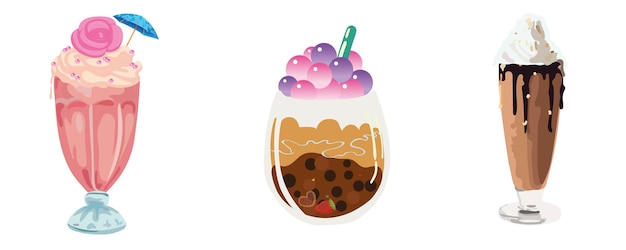 Bubble tea kaffeegetränk