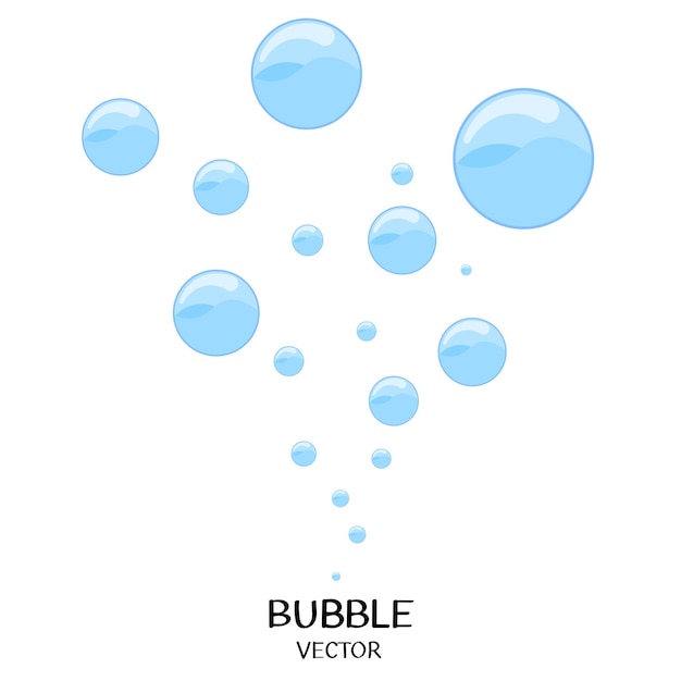 Bubble-Wasserfarben-Hintergrund