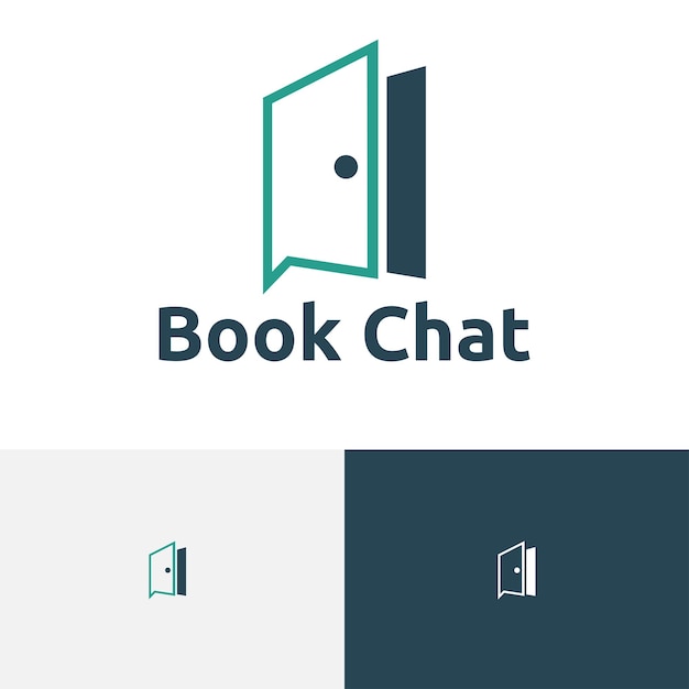 Buch-Chat-Hotel-Türnachricht Bestelllogo