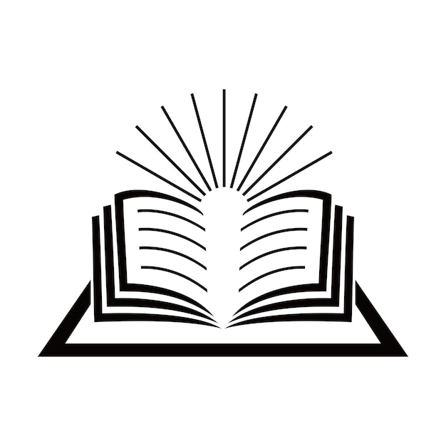 Buch-Logo-Vorlage, Design, Bildung, Symbol, Zeichen und Symbol