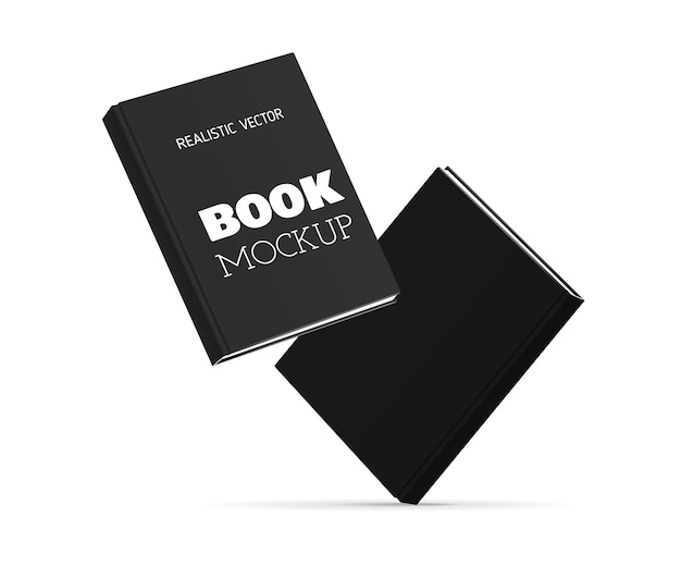Buch-Mockup im realistischen Stil