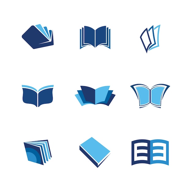 Buch vektor icon design illustration vorlage