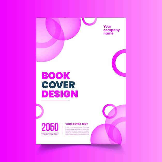 Buchcover-Design mit abstrakten geometrischen Formen, Geschäftsflyer- oder Poster-Design mit Textraum