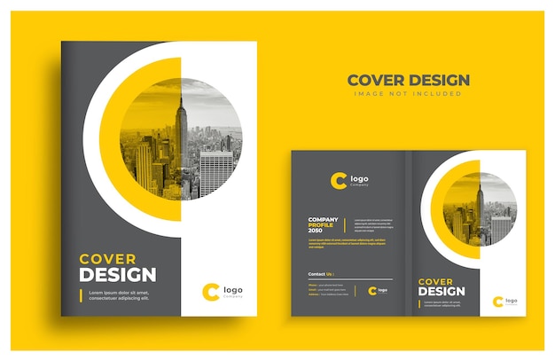 Buchcover-Vorlagen-Design Broschüren-Cover-Design