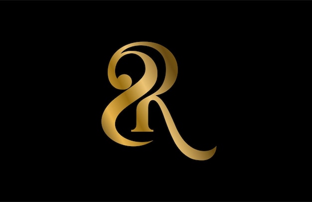 Buchstabe 2R oder RS Linked Logo