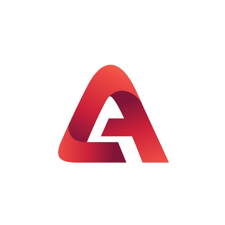 Buchstabe A Logo Design-Vorlage