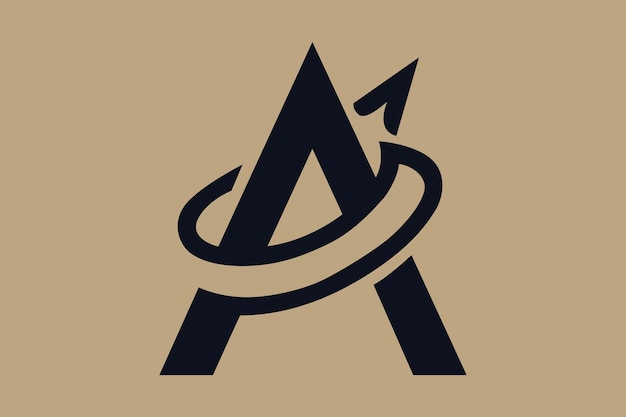 Buchstabe a-logo-vektor-design-vorlage