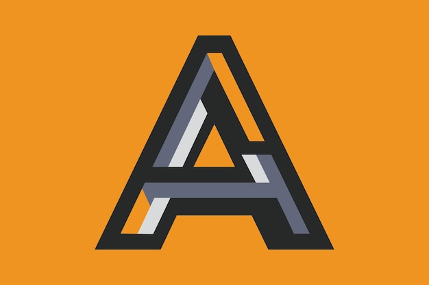Buchstabe A-Logo-Vektor-Design-Vorlage