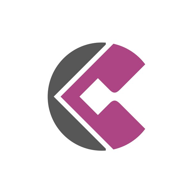 Buchstabe C Anfang Vektor Logo Vorlage Illustration Design