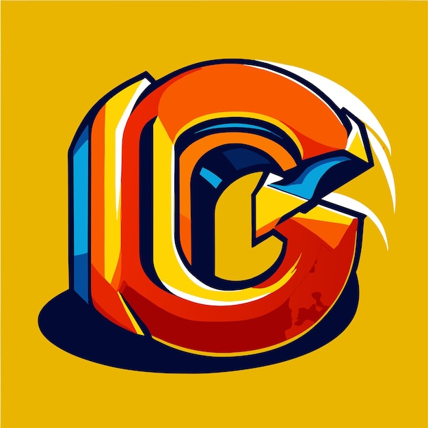 Buchstabe C-Logo Entwurf oder C-Logo oder Logo C