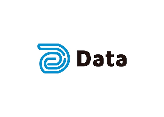 Buchstabe d data-logo-technologie