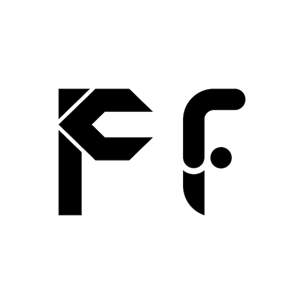 BUCHSTABE F VEKTORILLUSTRATION