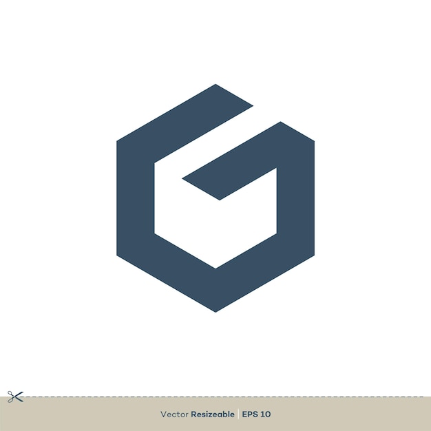 Buchstabe G Vektor Logo Template Illustration Design