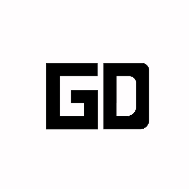 Buchstabe GD-Logo Kostenlose Vektoren und PSDs zum Herunterladen