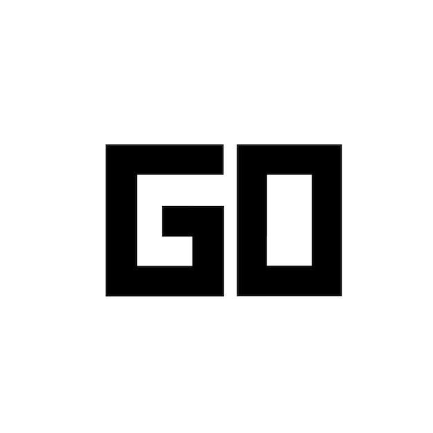 Buchstabe GO-Logo Kostenlose Vektoren und PSDs zum Herunterladen