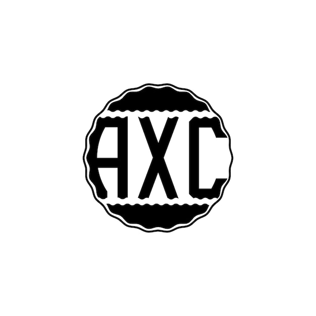 Vektor buchstabe logo-design 'axc'