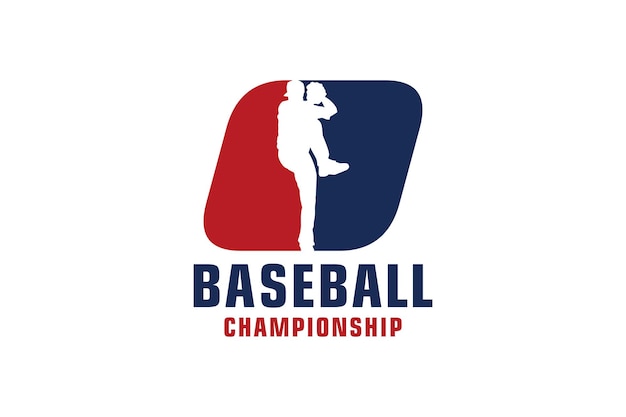 Buchstabe O mit Baseball-Logo-Design Vektor-Design-Vorlagenelemente für Sportteams