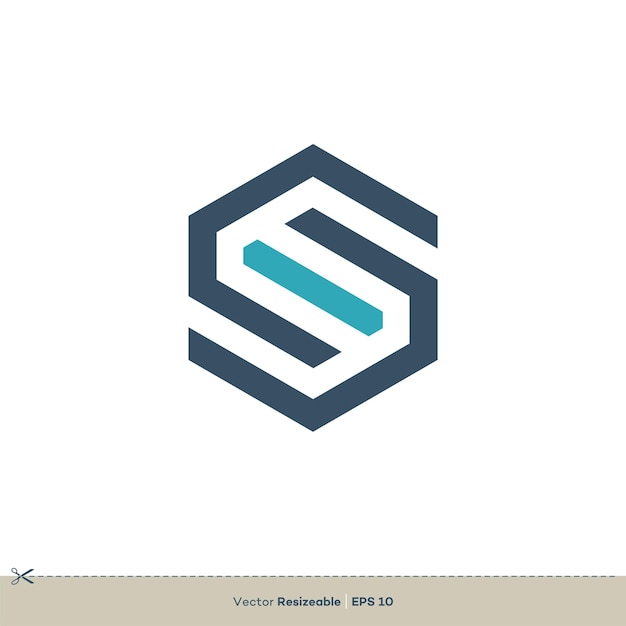 Buchstabe S Logo Template Illustration Design Vector EPS 10