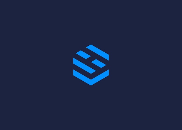 Buchstabe vh mit Sechseck-Logo-Symbol-Design Vektor-Design-Vorlage Inspiration