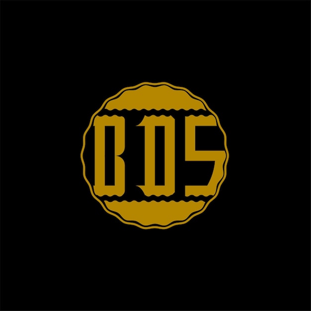 Buchstaben-Logo-Design „BDS“