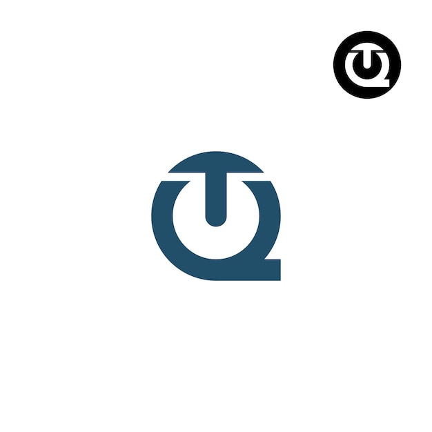 Buchstaben qt tq monogramm logo-design