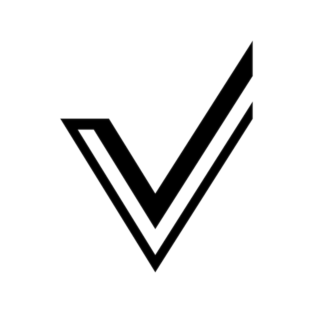 Buchstaben-V-Logo-Vektorillustration