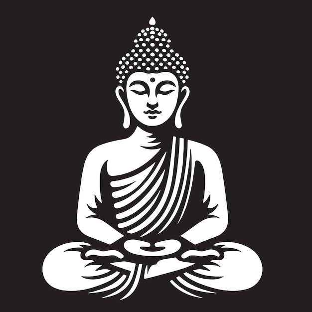 Vektor budda svg