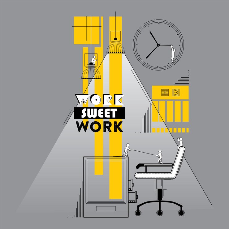 BÜROGRAFISCHE KUNSTWERKE TEAMWORK
