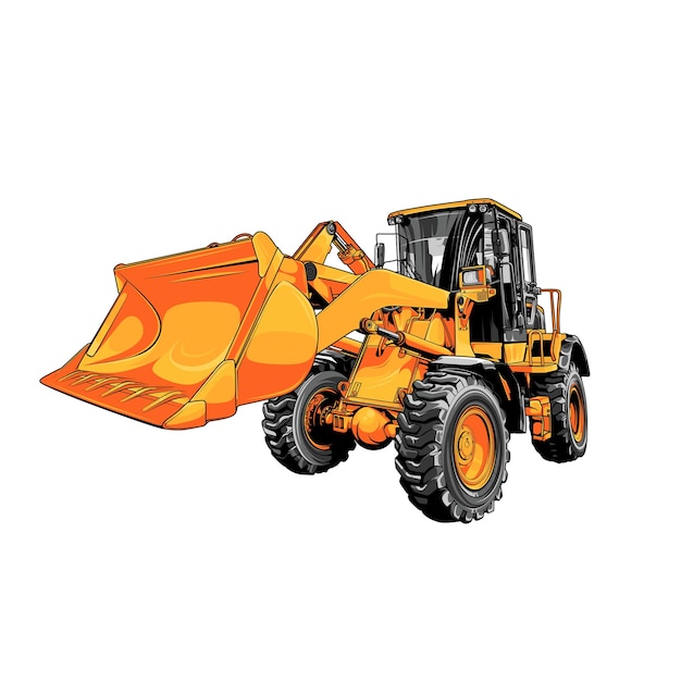Bulldozer schwere Ausrüstung Vektor