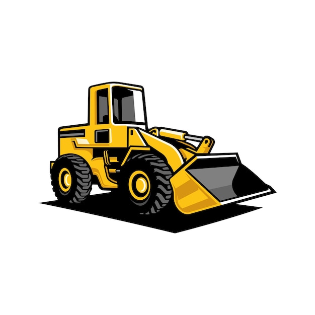 Bulldozer schwere baumaschinen illustration vektor