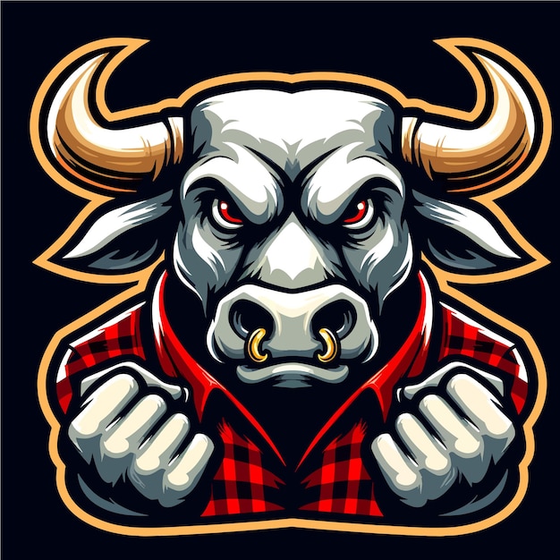 BULLS MASKOT-Logo