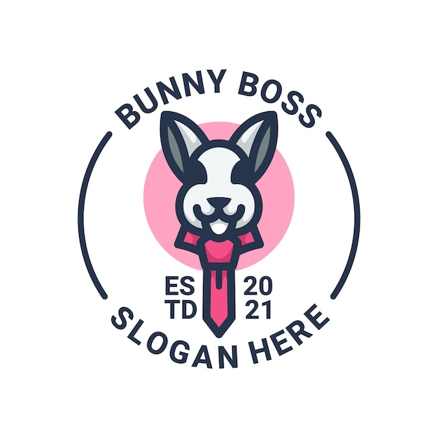 Vektor bunny boss-logo