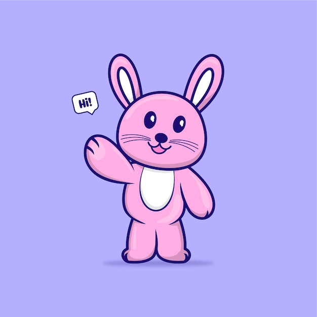 Vektor bunny süße illustration