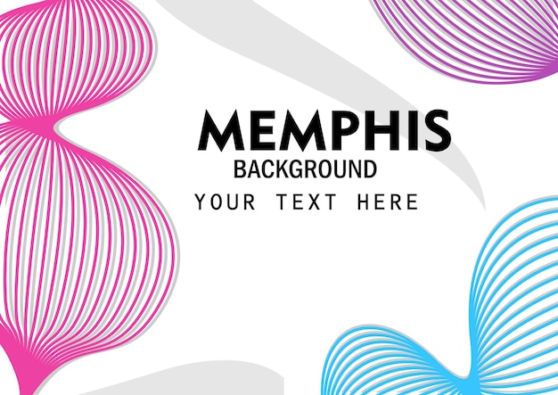 bunte abstrakte geometrische Elemente des Memphis-Hintergrundes