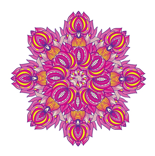 Bunte abstrakte Mandala