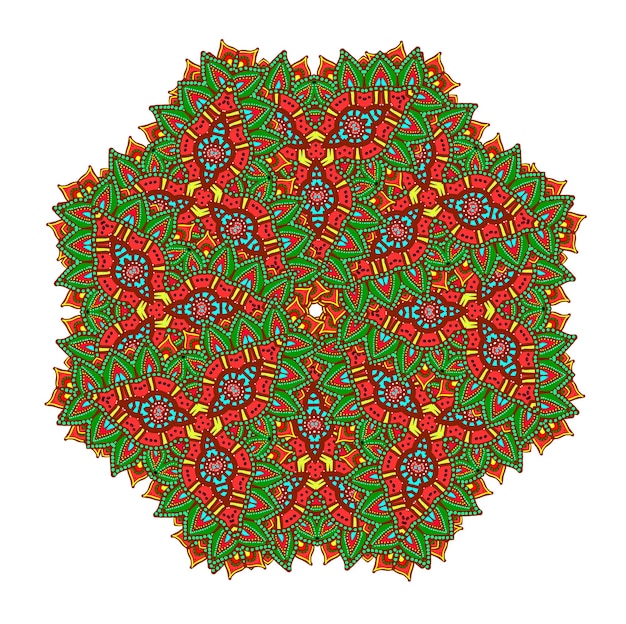 Bunte abstrakte Mandala