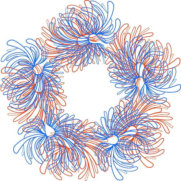 Bunte abstrakte mandala