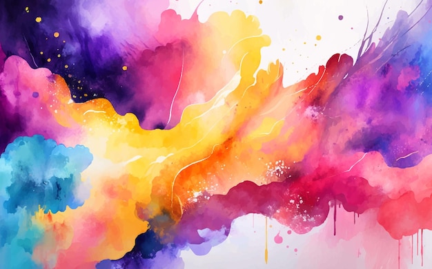 bunte aquarell abstrakte tapete