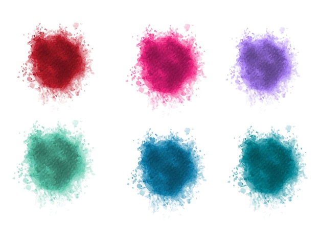 Bunte Aquarell splash