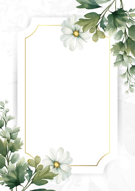 bunte bunte Blumenblume elegante Hochzeitsinladung Aquarell