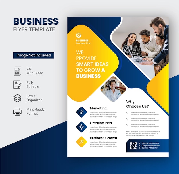 Vektor bunte corporate business-agentur-flyer-set-vorlage