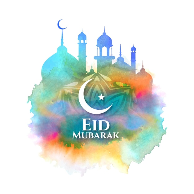 Bunte dekorative ramadan kareem festivalkarte