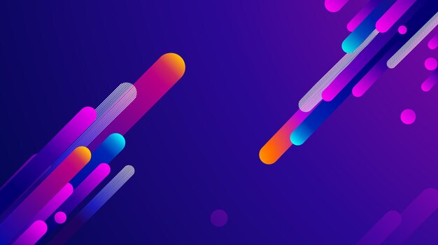 Bunte Formen Gewellter Hintergrund Hintergrundvektor mit fließendem Farbverlauf 3D-Vektor